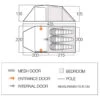 Vango Omega 350 - Tente 3 Places 1 Vango Omega 350 - Tente 3 Places -Vango Soldes Boutique vango omega 350 tente 3 places detail 2