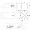 Vango Tailgate AirHub Low - Auvent Camping-car